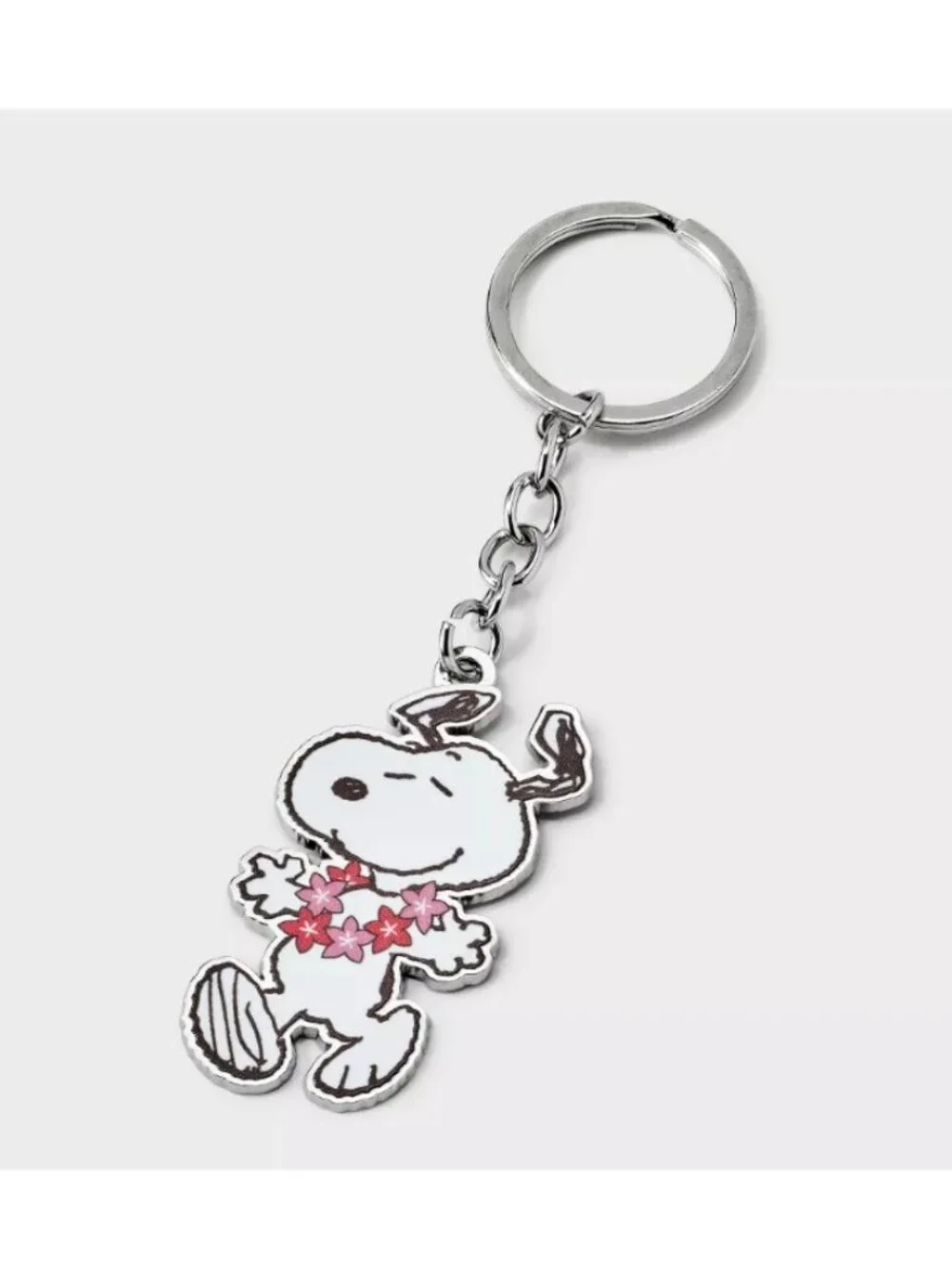Snoopy Flowers Bag Charm Keychain NEW